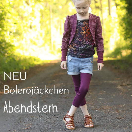 Das neue Bolerojäckchen Abendstern - der perfekte Kombischnitt
