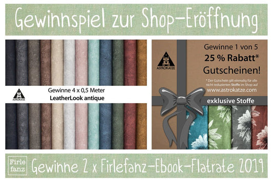 Gewinnspiel zur Shop-Eröffnung