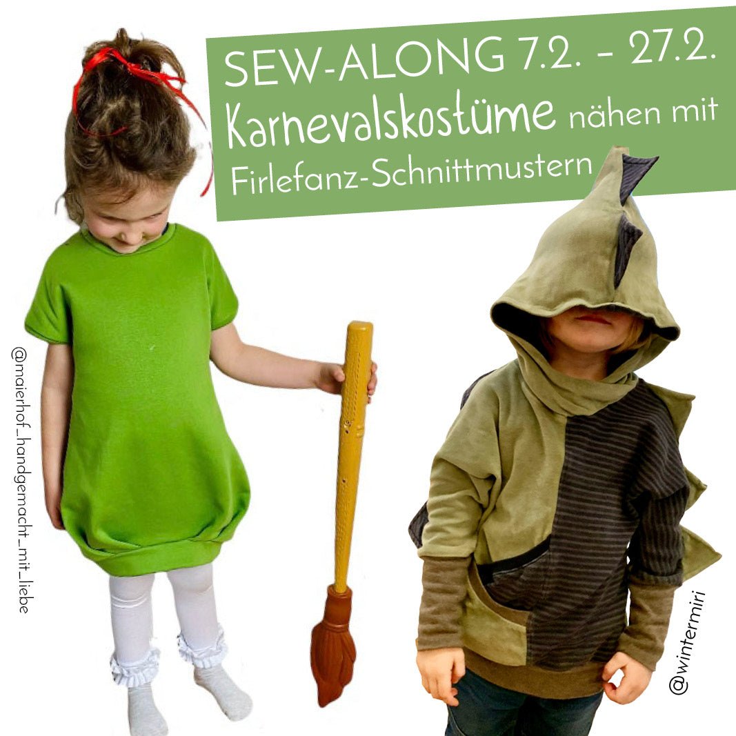 SEW-ALONG: Karneval mit Firlefanz-Schnittmustern