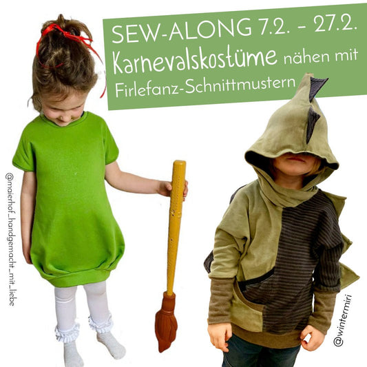 SEW-ALONG: Karneval mit Firlefanz-Schnittmustern