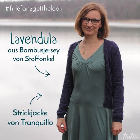 Lavendula Sommerkleid Firlefanz Schnittmuster Übergangskleid Frühling