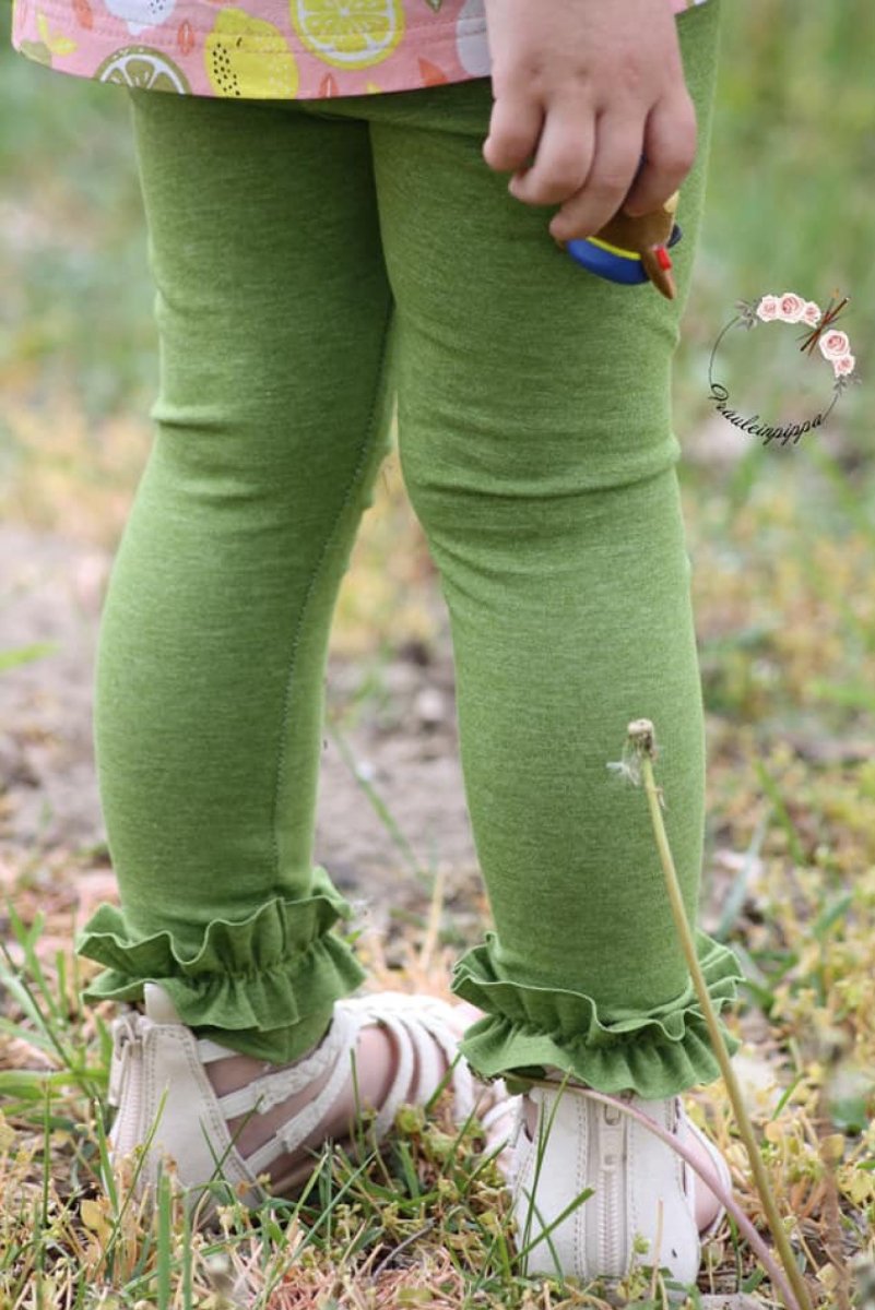 Leggings mit Rüsche selber nähen