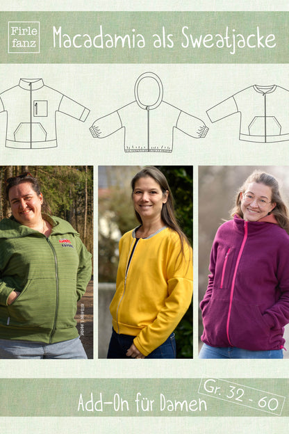 Ebook Jacken-Add-On für Macadamia für Damen