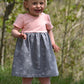 Bodykleid mit Puffärmeln, Schnittmuster und Nähanleitung