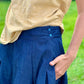 Schnittmuster Jeansrock mit falten und Taschen