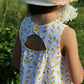 Sommerkleid für Mädchen Rückenausschnitt