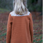 Haselnuss Schnitt Pullover mit Rückenpasse