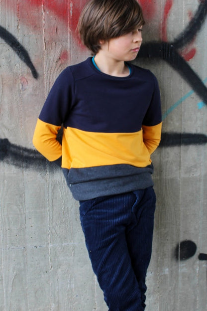 Colourblocking Sweatshirt selber nähen