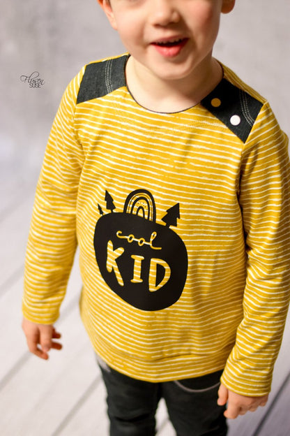 Haselnuss Schnittmuster Sweater für Kinder