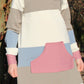 Haselnuss Sweatkleid Mädchen Colourblocking