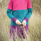 Sweatkleid nähen Colourblocking