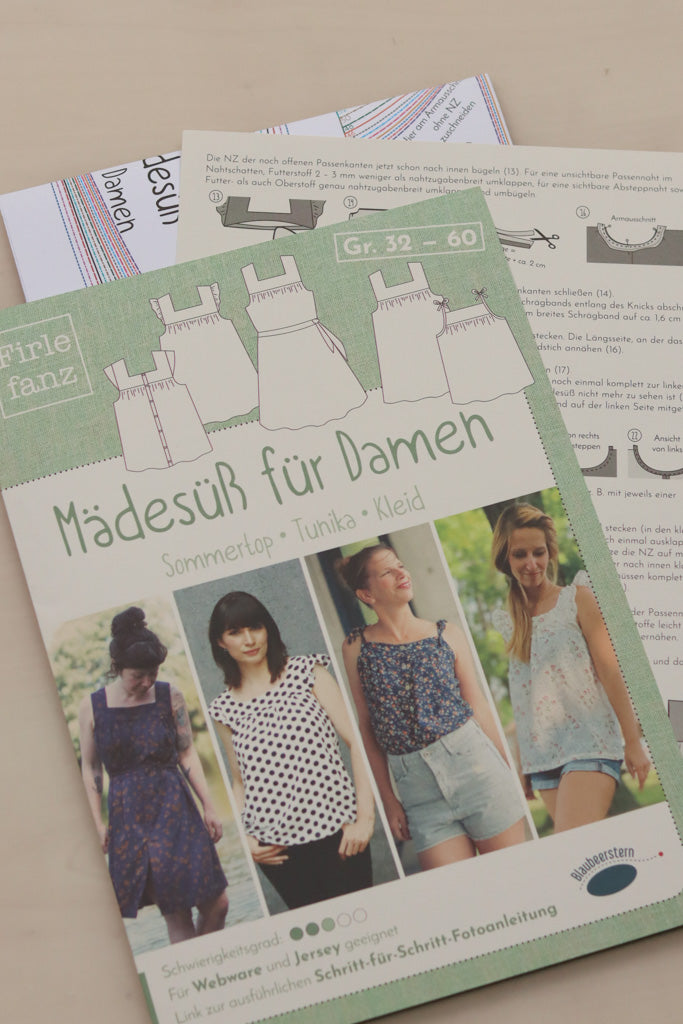 Papierschnittmuster Mädesüß für Damen