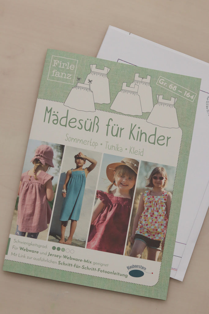 Papierschnittmuster Mädesüß für Kinder