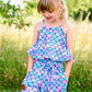 Jumpsuit Volant Meerjungfrau Schleife Kinder