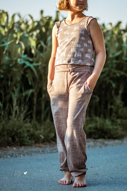 Eleganter Jumpsuit für Teenies Schnittmuster