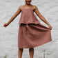 Sommerkleid Sonnengold Leienn Spaghettiträger