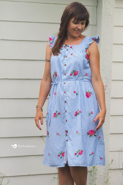 Kleid mit Stillvariante für den Sommer selber nähen