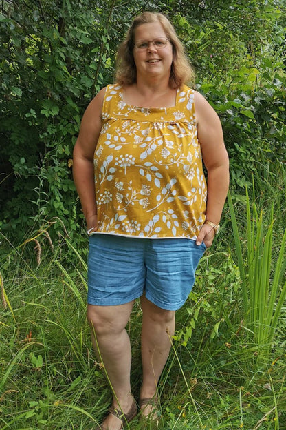 Sommertop Plussize nähen