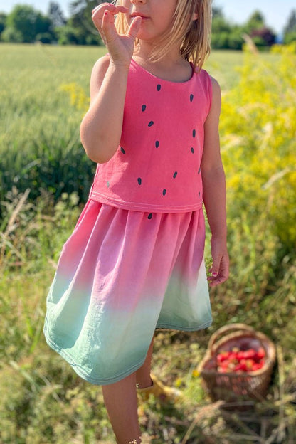 Melonenkleid nähen Schnittmuster Sonnengold