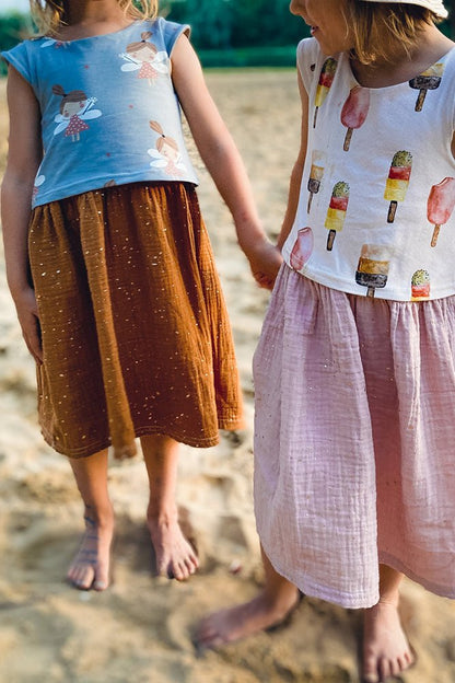 Schnittmuster Sommerkleider aus Musselin und Jersey