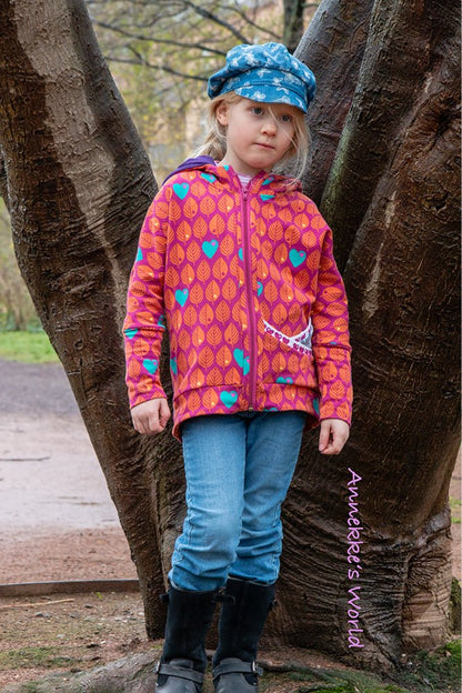 Coole Sweatjacke für Kinder selber nähen