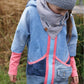 Upcycpling Jeansjacke für Kinder