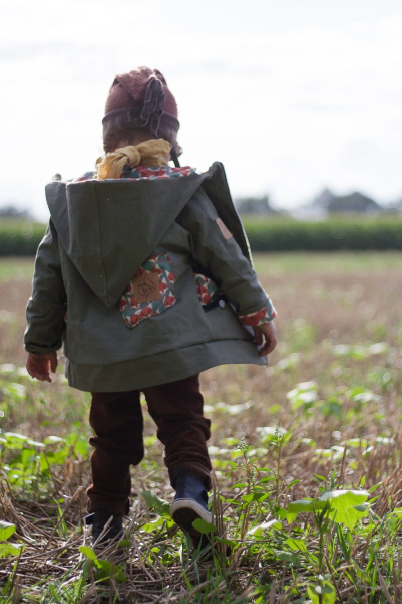 Jacke aus Dry Oilskin für Kinder nähen