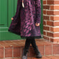 Colorleaves von Astrokatze, Schnittmuster für Winterkleid mit Bubikragen