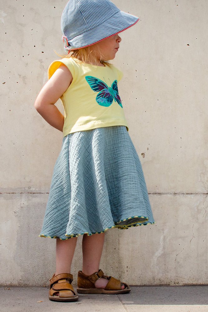 Sommerkleid Musselin für Kinder nähen