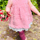 Leinenkleid Blumenmädchen Hochzeit selber nähen