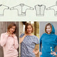 Ebook Pinia Schnittmuster Fledermausshirt Damen